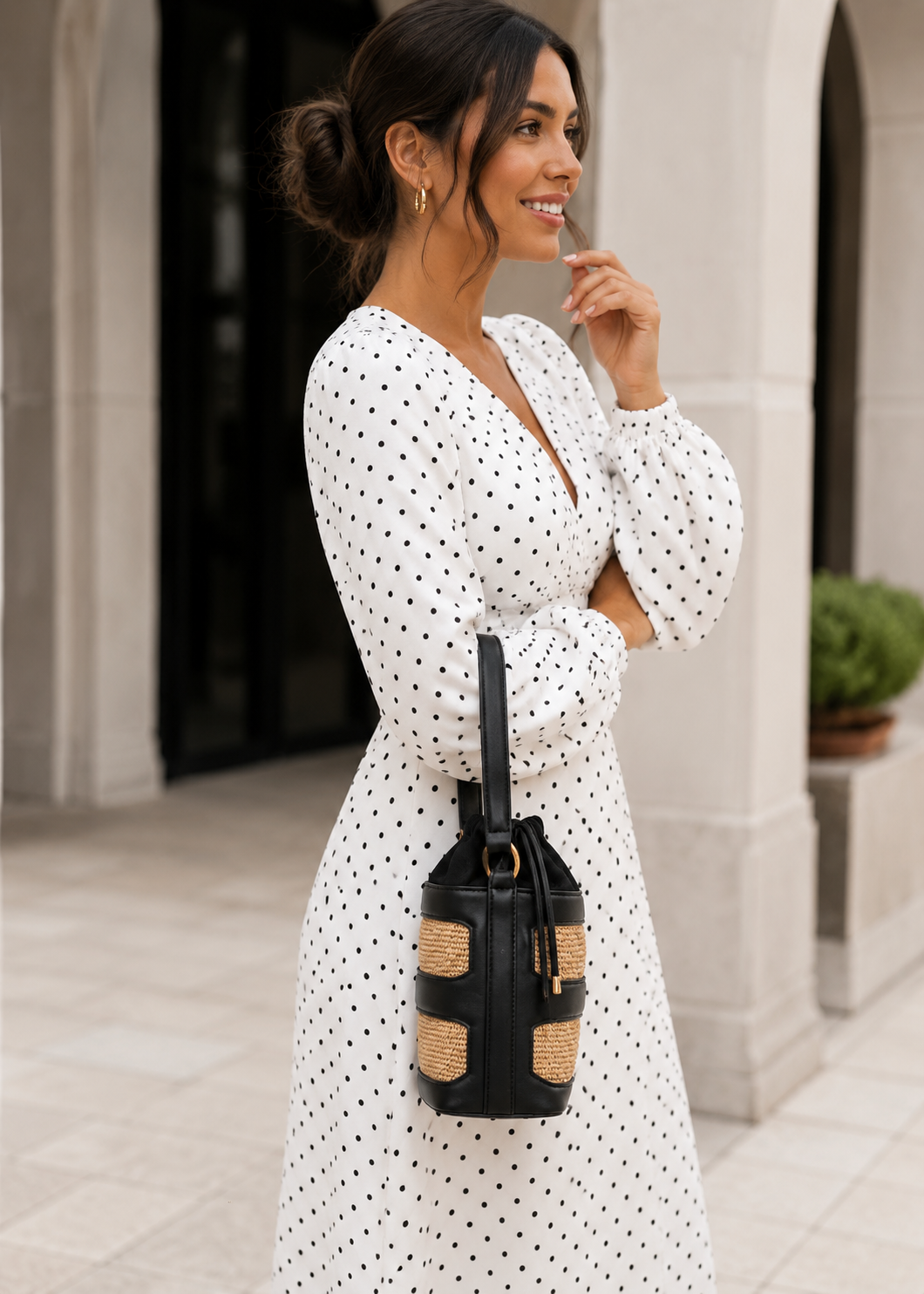 Sac seau Kanto noir Vahinala