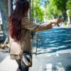 Sac seau Aina en raphia et cuir