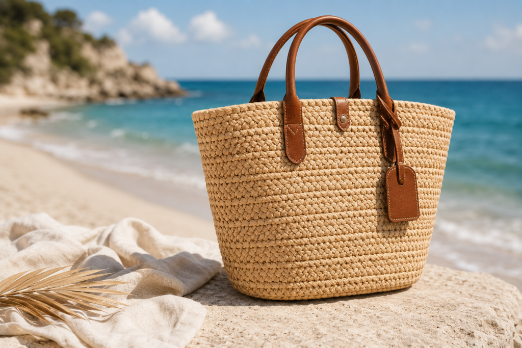 Summer vibes & sac en raphia