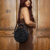 Sac Miora en raphia noir Vahinala 1. Sac Miora en raphia noir Vahinala