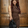Sac Miora en raphia noir Vahinala. 1 Sac Miora en raphia noir Vahinala