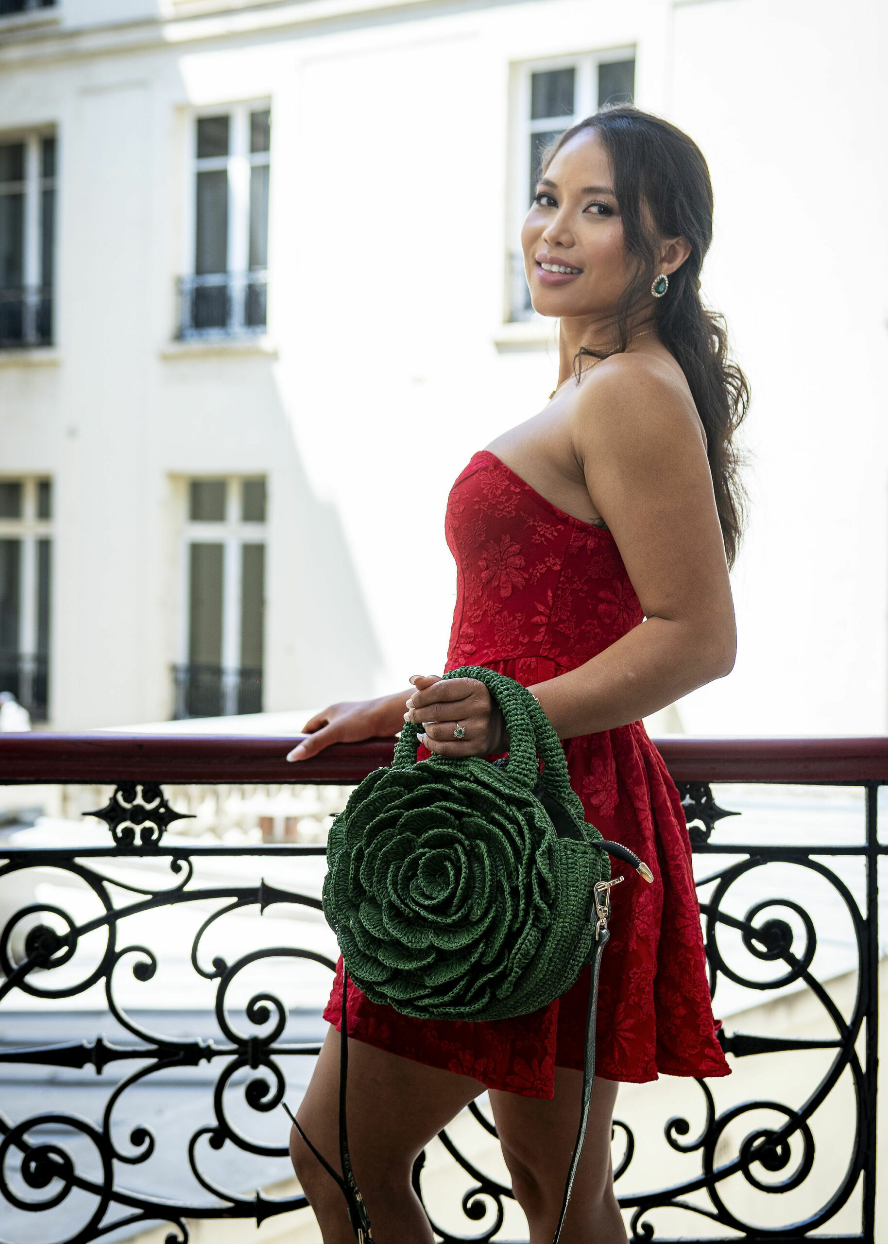 Sac Miora en raphia vert Vahinala. Sac Miora en raphia vert Vahinala