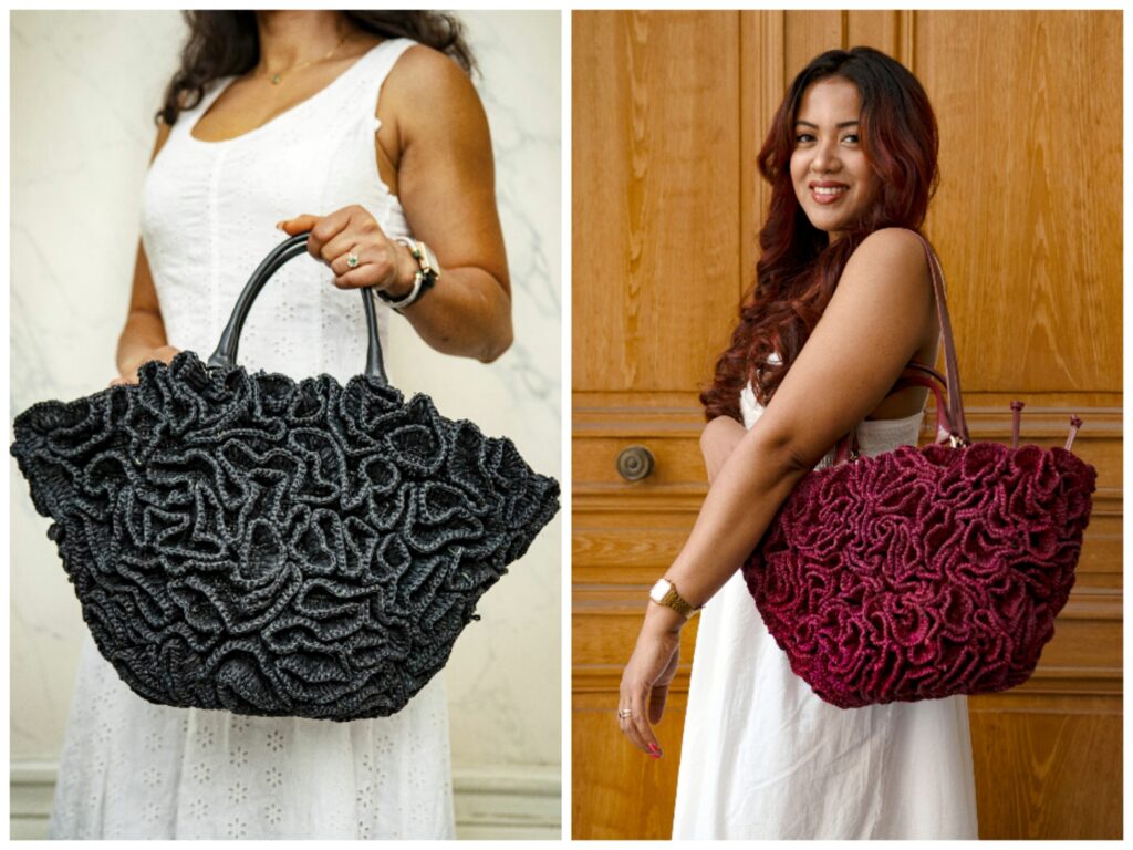 Cabas en raphia pour femme